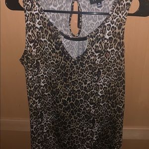 Leopard print top